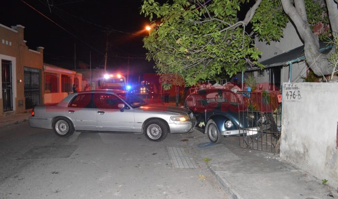 ebrio choca varios vehículos por el rumbo del Paseo de Montejo.