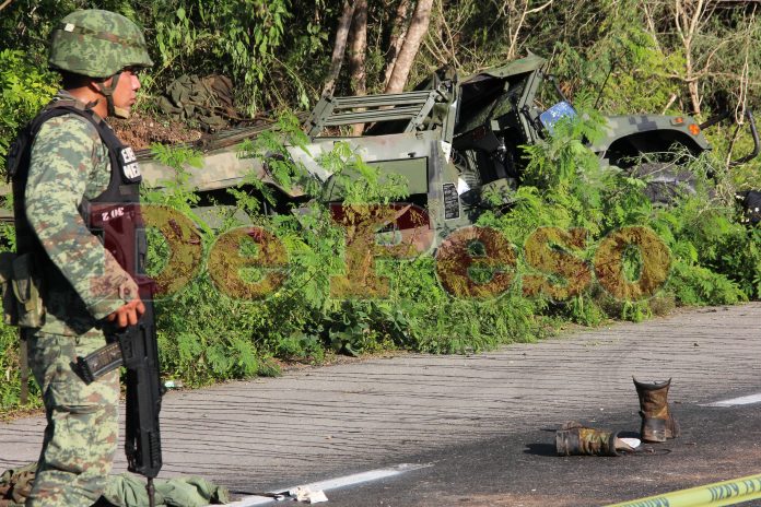 Tragedia militar en carretera Mérida Valladolid
