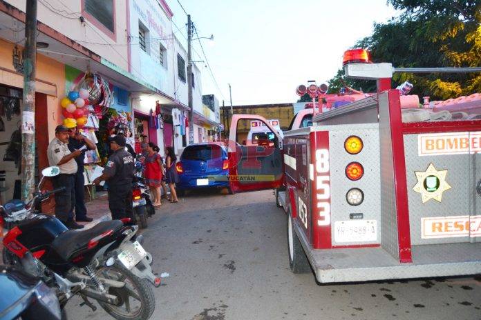 Por fuga de gas desalojan un templo, en Tizimín