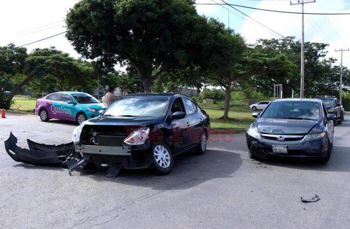 Trancazo 'seco' le arrancó la facia