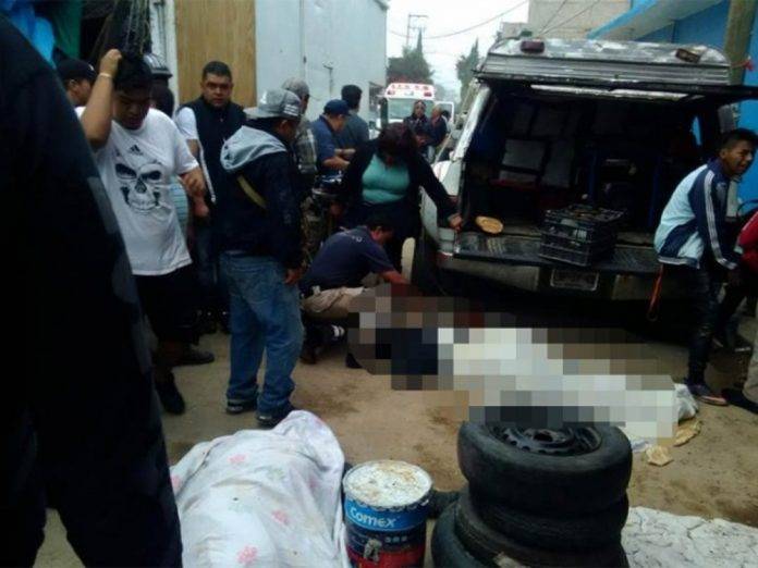 Ejecutan a 4 comerciantes en el mercado de Chicoloapan