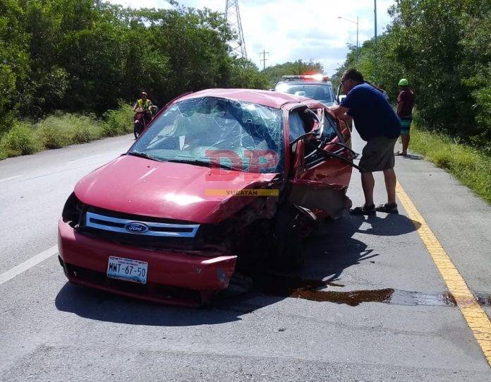 'Gringo' se da en la torre en la carretera Mérida-Progreso