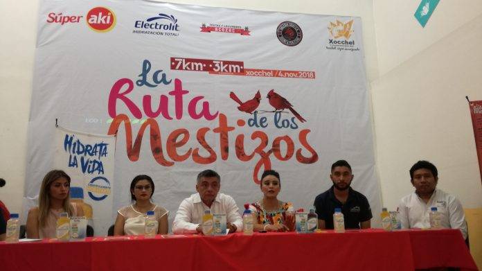 La carrera 'Ruta de los mestizos' se realizará en Xocchel el 4 de noviembre.