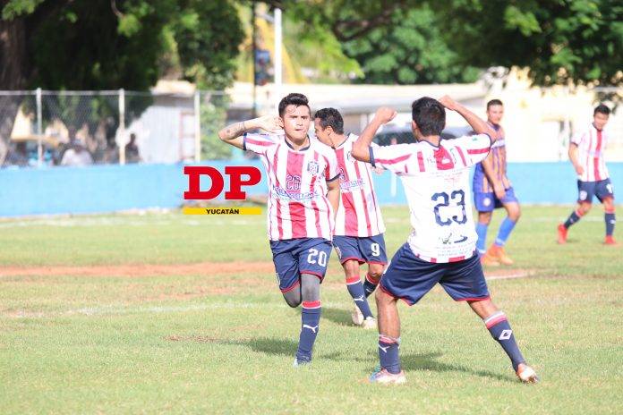 Deportivo Dzan se dio un festín pues goleó 6-2 a Warriors en Primera Fuerza Estatal.
