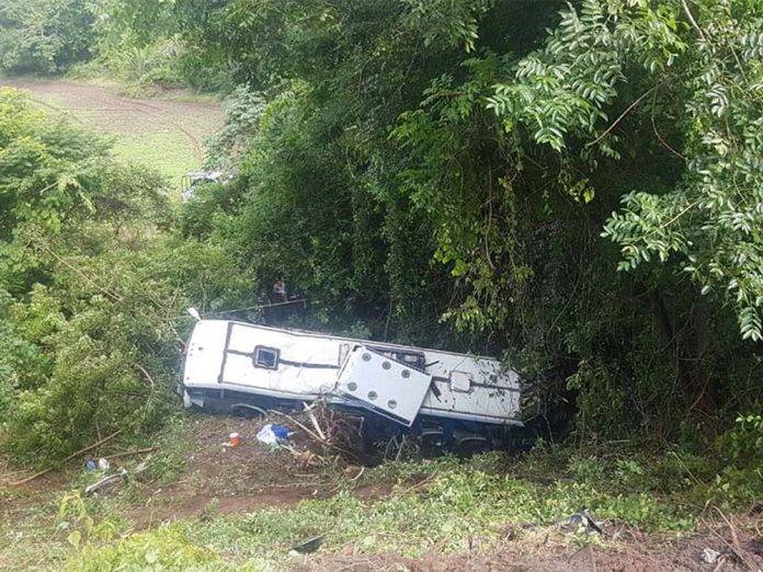 Autobús se va a un barranco en Nayarit. Hay ocho muertos