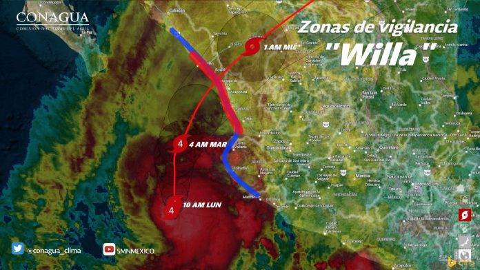 ‘Willa’ alcanza cat. 5, se espera lo peor