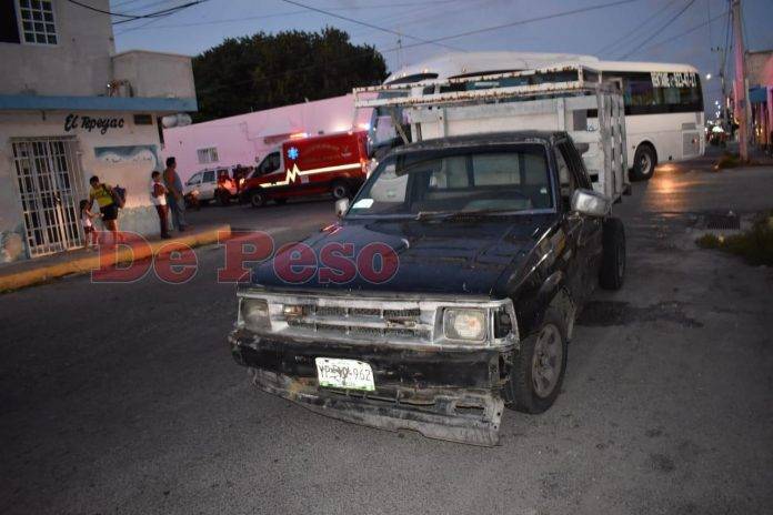 Un motociclista fue atropellado en el bello puerto de Progreso y fue hospitalizado.