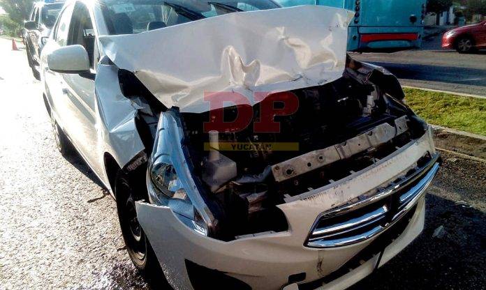 Un ligero llegue bastó para desgraciar un Attitude en la Canek