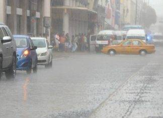 Pronostican lluvias para el fin de semana por el frente frío sobre Yucatán