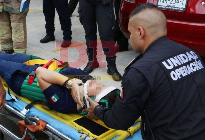 Una lesionada dejó aparatoso choque en Montecristo