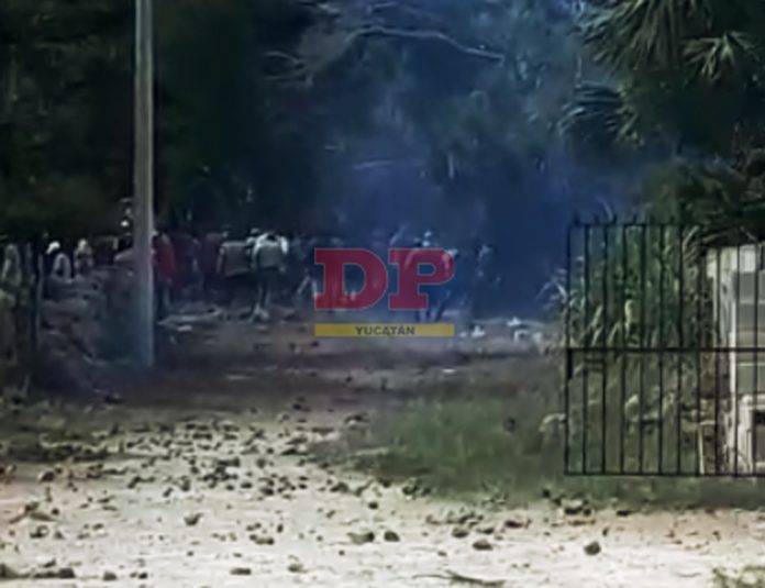 Nuevo enfrentamiento en Dzan deja un baleado y heridos