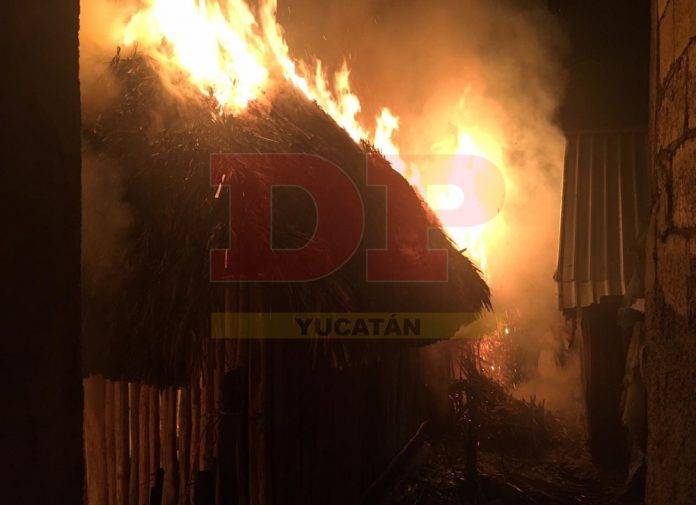 Por poco y se hace más grande el infierno en Uayma