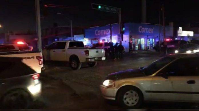 Balacera en Chihuahua deja cuatro policías heridos (video)