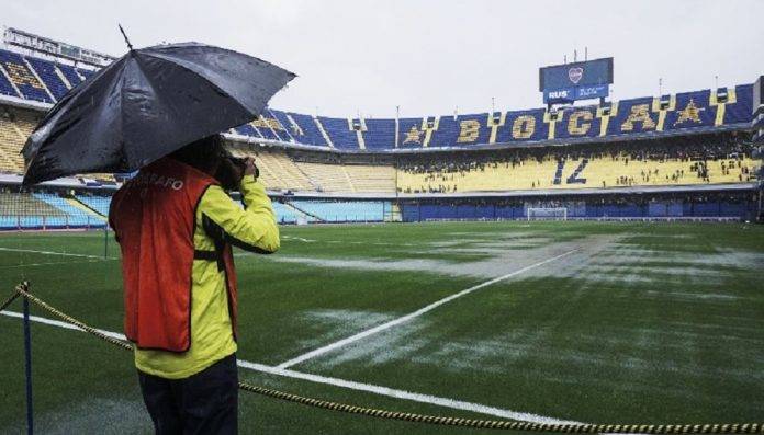 Mojado final de la Libertadores; se suspende partido por mal clima