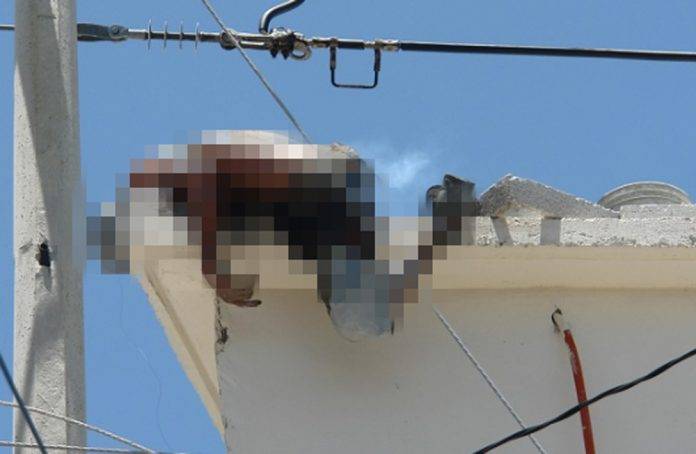 Soldador se electrocuta al rozar cables de alta tensión