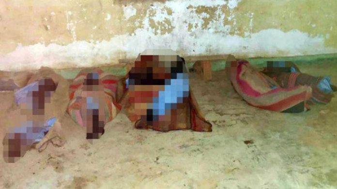 Un rayo mató al papá, a sus cuatro hijos y hasta al perro