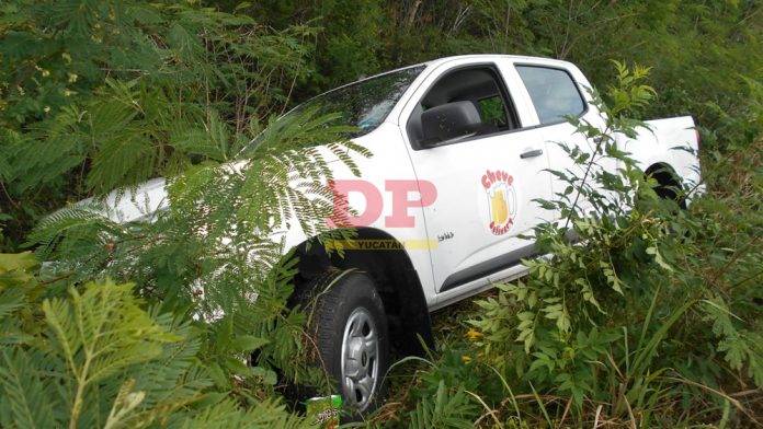 Baca: troca 'alocada' se clava en el monte