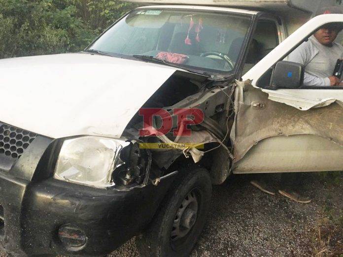 ‘Despellejan’ cachete izquierdo de una camioneta