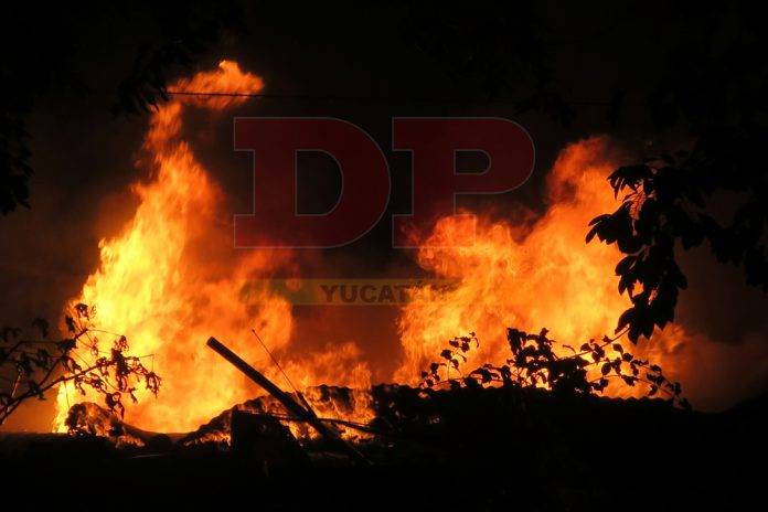 Ardió en llamas El Bosque de Hunucmá