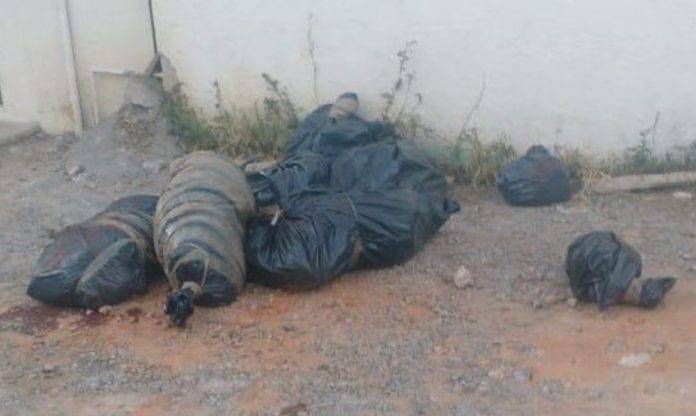 En bolsas negras hallan cuerpos de cuatro personas