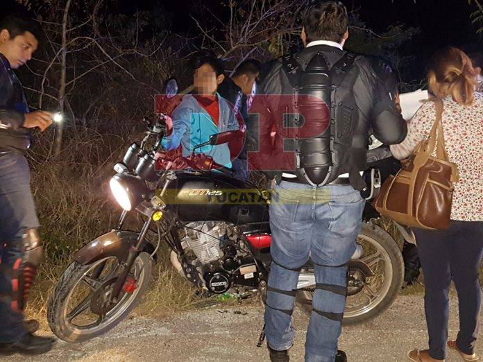 Derrapado y arrastrado en carretera por culpa de un perro