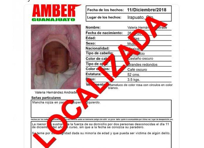 Recuperan a bebé robada por la cual casi linchan a una mujer