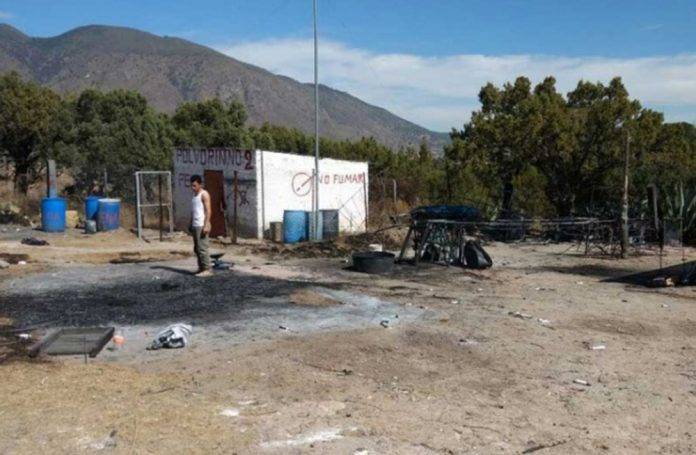 Explota un polvorín, pero evitan el acceso a las autoridades