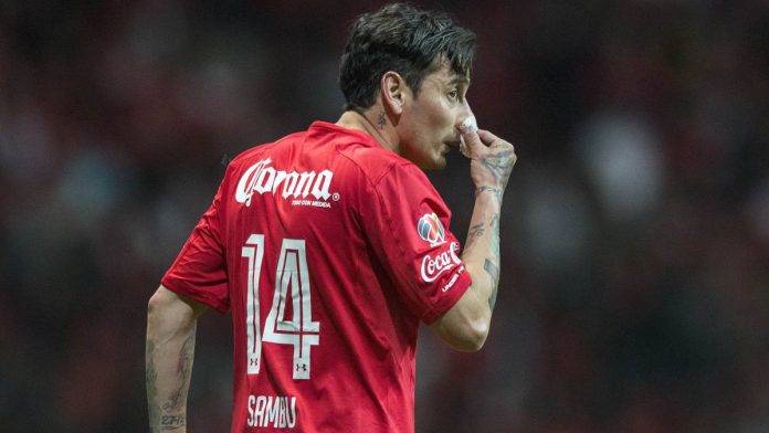 Toluca podrìa ser el ùltimo equipo de Sambueza, que está en la recta final de su carrera.
