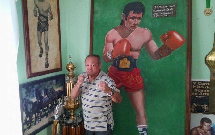 Miguel Canto era un veinteañero cuando llegó a la cima del box mundial.