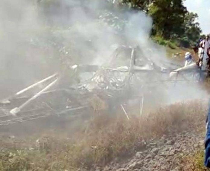 Se cae avioneta y el piloto se salva