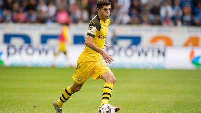Pulisic, del Borussia Dortmund, le costó una millonada al Chelsea, Ahora falta que rinda frutos su traspaso.