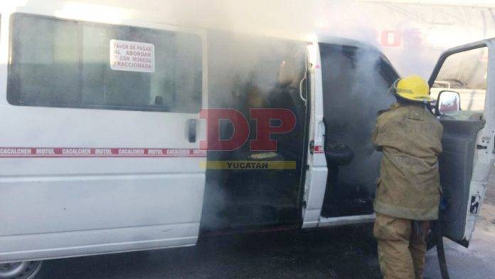 El Kisín se 'sube' a combi y la incendia
