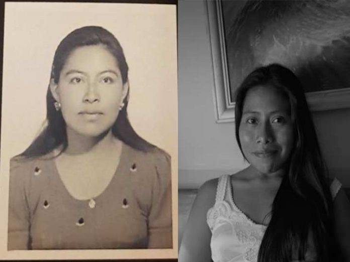 A la izquierda, la Libo original. A la derecha, encarnada por Yalitza Aparicio.