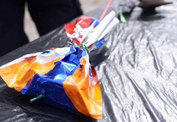 Autoridades decomisan paletas 'Payaso' explosivas