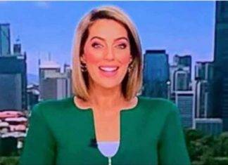 Conductora de noticiero se convierte en la burla del día por su escote