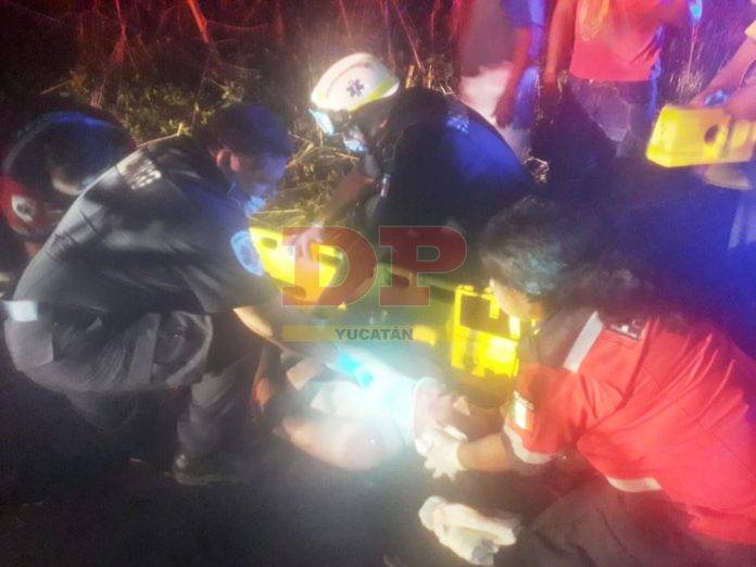 Motociclista ebrio derrapa y se termina sin dientes