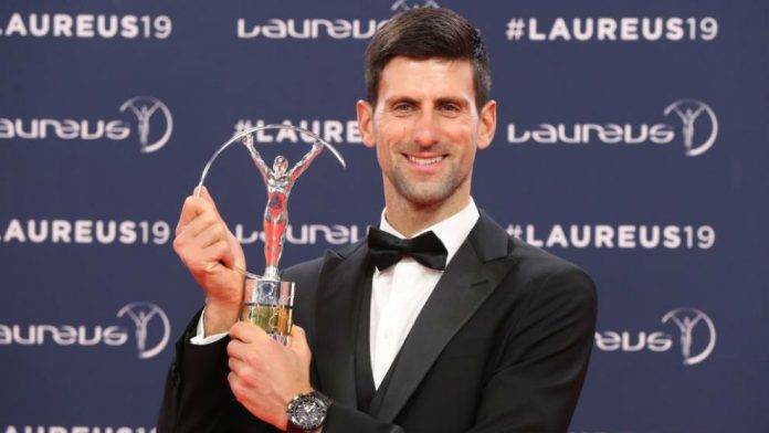 Djokovic volvió a ganar en los Premios Laureus.