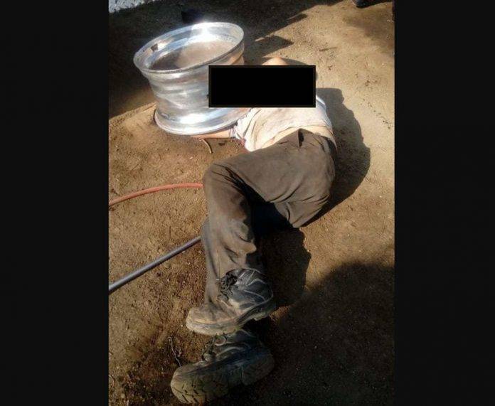 Lo mató el rin de una llanta que explotó en vulcanizadora