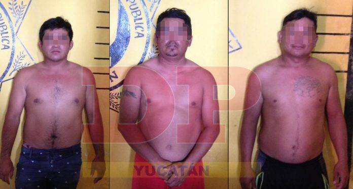 Arrestan a pescadores furtivos y casi los suelta la Policía de Dzilam de Bravo