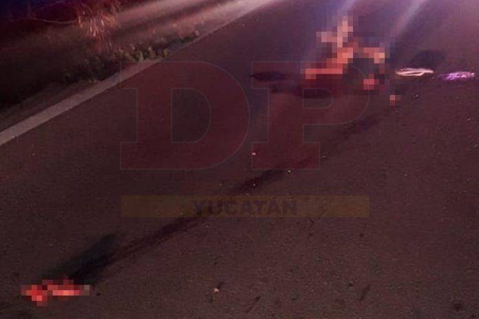 Horrenda muerte en carretera yucateca