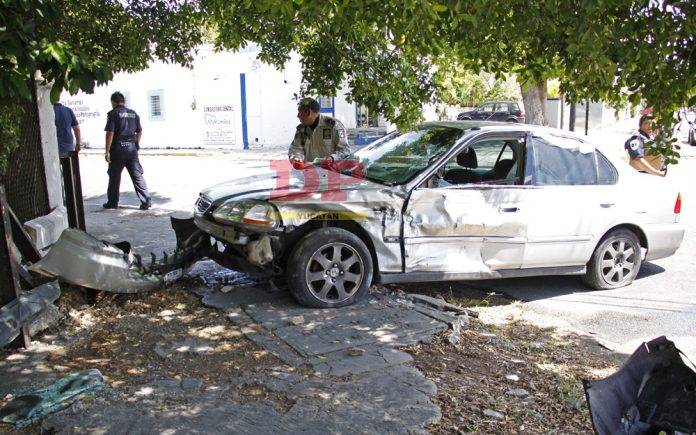 Semaforazo en Cupules deja destrozos y lesionados