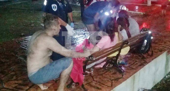 Extranjeros salen vivos, pero ahumados por incendio en predio