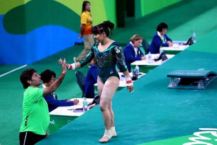 La gimnasta estuvo a muy poco de llevarse el bronce en la Copa de Doha, Catar