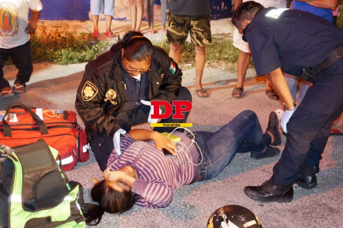 El guiador del Jetta ni siquiera vio que tenía enfrente a la mujer que terminó herida.