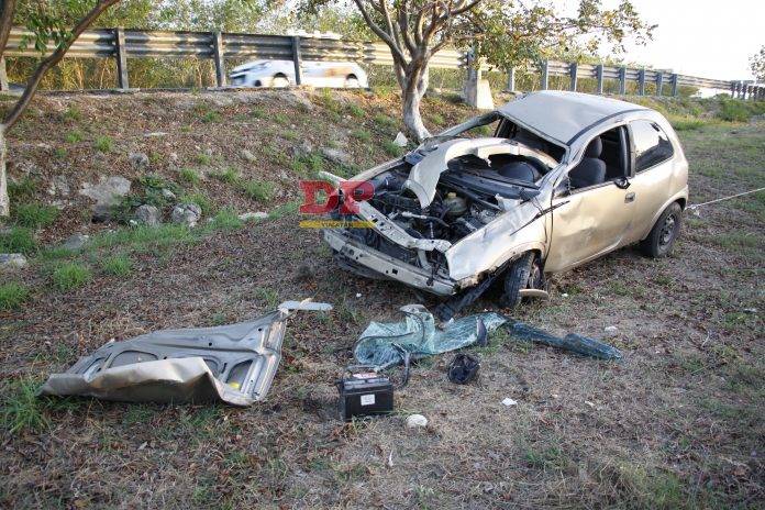 El accidente ocurrió en la curva del kilómetro 34.