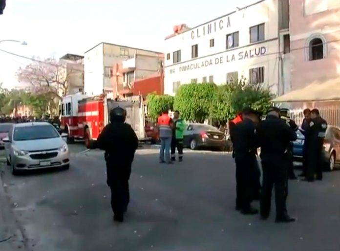 Esta mañana se registró una explosión en una clínica de la alcaldía Venustiano Carranza de la Ciudad de México