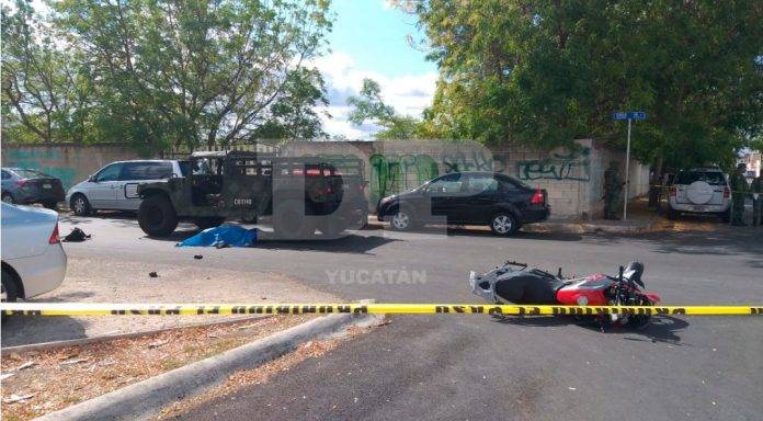 Camión militar arrolla y mata a motociclista cerca del hospital de la T1