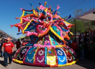 Jacarandoso, personaje simbólico del Carnaval de Mérida