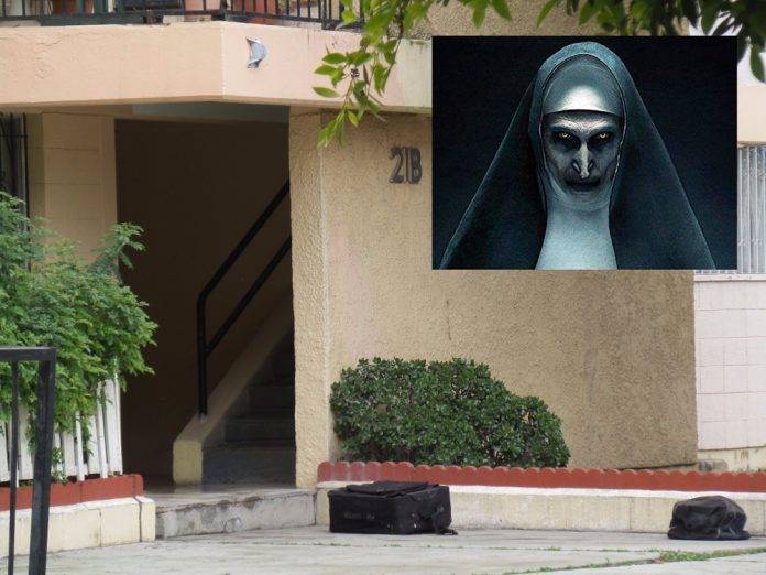 La 'monja' del terror: abandona 2 maletas con restos humanos
