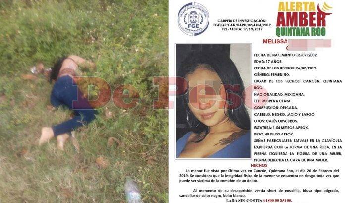 Se presume que la mujer hallada muerta podría tratarse de una chica que fue reportada como desaparecida en Cancún hace unos días